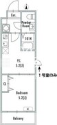 グランパセオ西新井 203 間取り図