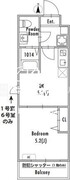 グランパセオ西新井 204 間取り図