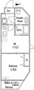 グランパセオ西新井 207 間取り図
