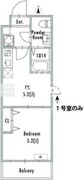 グランパセオ西新井 301 間取り図