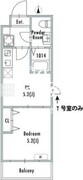 グランパセオ西新井 305 間取り図