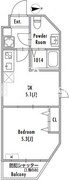 グランパセオ西新井 307 間取り図