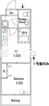 グランパセオ西新井 403 間取り図