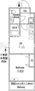 グランパセオ西新井 404 間取り図