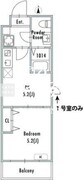 グランパセオ西新井 405 間取り図