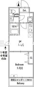 グランパセオ西新井 502 間取り図