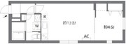 ケリア中板橋 201 間取り図
