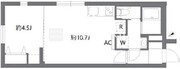 ケリア中板橋 404 間取り図