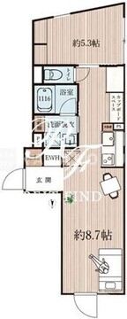 アイリス大塚 402 間取り図