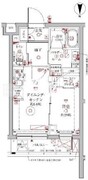 クレイシアIDZ中馬込 409 間取り図