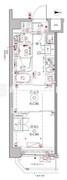 クレイシアIDZ幡ヶ谷 208 間取り図