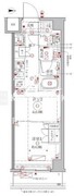 クレイシアIDZ幡ヶ谷 406 間取り図