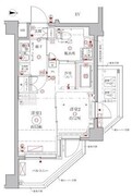 クレイシアIDZ幡ヶ谷 501 間取り図