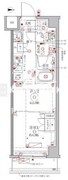 クレイシアIDZ幡ヶ谷 506 間取り図