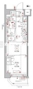 クレイシアIDZ幡ヶ谷 508 間取り図