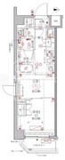クレイシアIDZ幡ヶ谷 511 間取り図