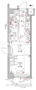 クレイシアIDZ幡ヶ谷 411 間取り図
