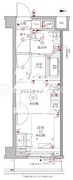 クレイシアIDZ幡ヶ谷 207 間取り図