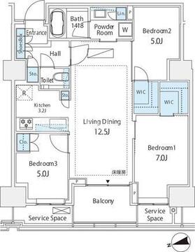 プラウドタワー芝浦 2011 間取り図