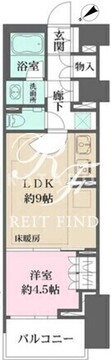 イノバス不動前 224 間取り図