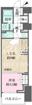 イノバス不動前 525 間取り図