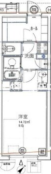 ジェノヴィア大森町 303 間取り図