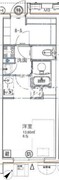 ジェノヴィア大森町 304 間取り図