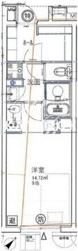 ジェノヴィア大森町 402 間取り図