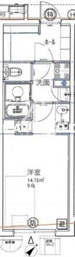 ジェノヴィア大森町 403 間取り図