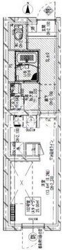 ジェノヴィア大森町2 302 間取り図