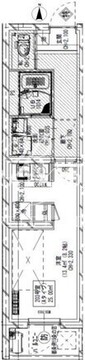 ジェノヴィア大森町2 303 間取り図