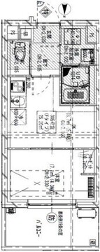 ジェノヴィア大森町2 305 間取り図