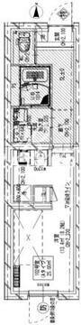 ジェノヴィア大森町2 402 間取り図