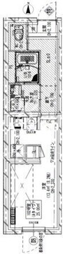 ジェノヴィア大森町2 502 間取り図