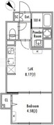 グランパセオ中野新井薬師前 204 間取り図