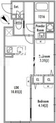グランパセオ中野新井薬師前 205 間取り図