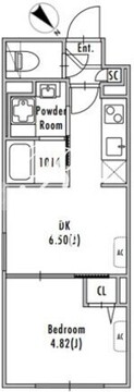 グランパセオ中野新井薬師前 301 間取り図