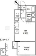 グランパセオ中野新井薬師前 303 間取り図