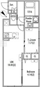 グランパセオ中野新井薬師前 305 間取り図