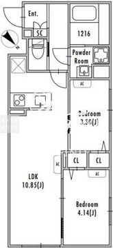 グランパセオ中野新井薬師前 305 間取り図