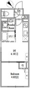グランパセオ中野新井薬師前 401 間取り図