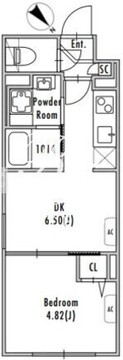 グランパセオ中野新井薬師前 401 間取り図