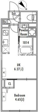 グランパセオ中野新井薬師前 402 間取り図