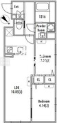 グランパセオ中野新井薬師前 405 間取り図