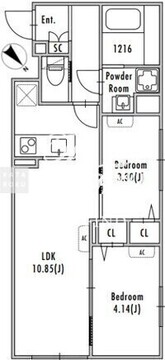 グランパセオ中野新井薬師前 405 間取り図