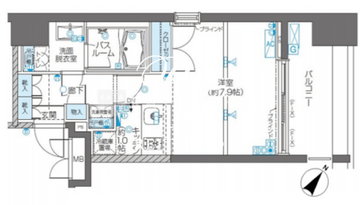 ズーム目黒 702 間取り図