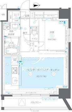 ズーム錦糸町パークサイド 1402 間取り図