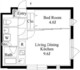 プレアス新大久保 202 間取り図