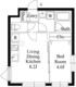 プレアス新大久保 305 間取り図