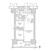 ブルックサイドレジデンス木場 1231 間取り図